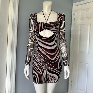 Ruby sees cutout mini dress